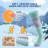 Qunature Jungen Skisocken – Kinder Thermosocken für winterlichen Spielspaß!​