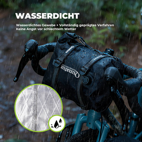 Qunature Lenkertasche 6L/12L – Wasserdicht & Leicht für Fahrrad und Outdoor