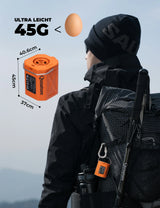 Qunature Mini Elektrische Luftpumpe – Tragbar, ultraleicht & USB‑ladbar