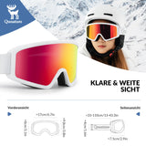 Skibrille – Anti‑Nebel, Doppellinsen, blendfrei