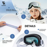 Skibrille – Anti‑Nebel, Doppellinsen, blendfrei