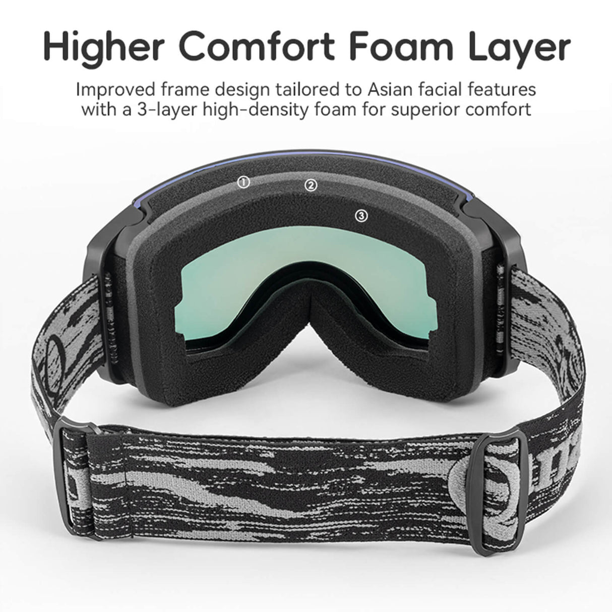 Qunature Antifog UV400 Skibrille für Brillenträger - ROCKBROS-EU