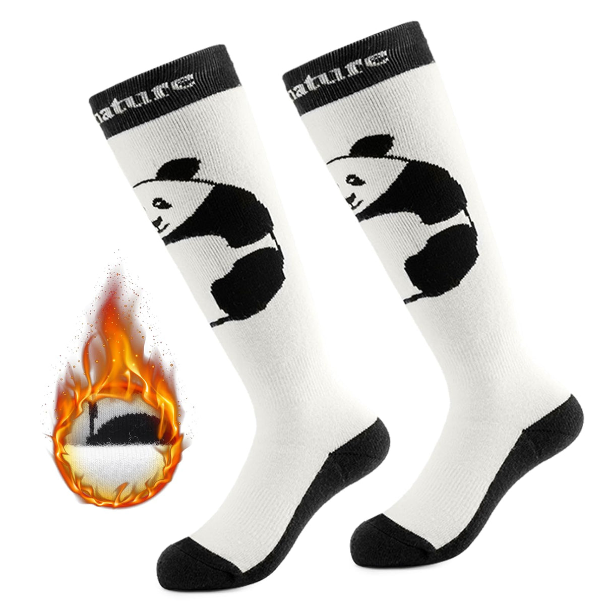 Qunature Kinder-Skisocken – Thermosocken für den Winter (1 Paar)​