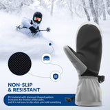 Qunature Winter Skihandschuhe f¨¹r Herren & Damen #Color_Grau