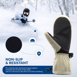 Qunature Winter Skihandschuhe f¨¹r Herren & Damen #Color_Kamel