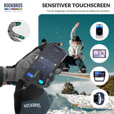 ROAD TO SKY Fahrradhandschuhe mit Touchscreen Atmungsaktiv Herren/Damen-Blau