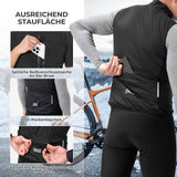 ROCKBROS Ärmellose Winddichte Fahrradweste – Packbar & Atmungsaktiv