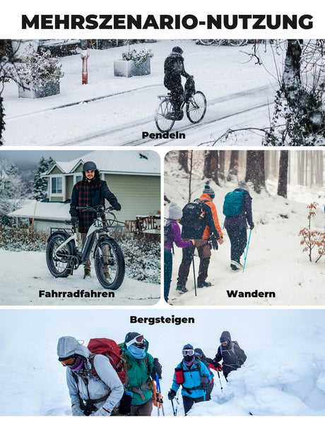 ROCKBROS Beheizbare Fahrradjacke – Mit Typ-C-Anschluss für maximale Wärme!​