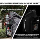 ROCKBROS Fahrrad-Gepäckträgertasche 17–35L – Dein Allrounder für jede Tour!​