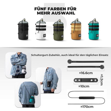  ROCKBROS Fahrrad Lenkertasche 1.2L – Praktisch & stabil für jede Tour!​