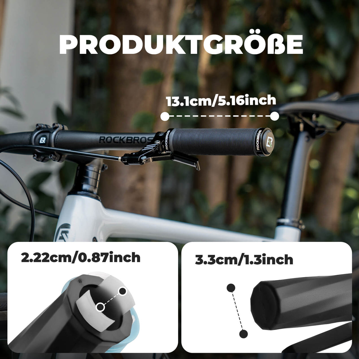 ROCKBROS Fahrradgriffe – Rutschfester Halt für jede Fahrt!​