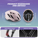 ROCKBROS Fahrradhelm – Einstellbar 58-62cm mit modernem Sicherheitsdesign