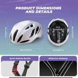 ROCKBROS Fahrradhelm – Einstellbar 58-62cm mit modernem Sicherheitsdesign