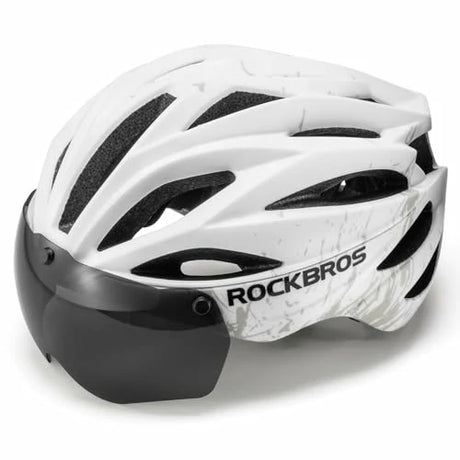 ROCKBROS Fahrradhelm Magnetischer Abnehmbarer MTB Helm mit Visier - ROCKBROS-EU