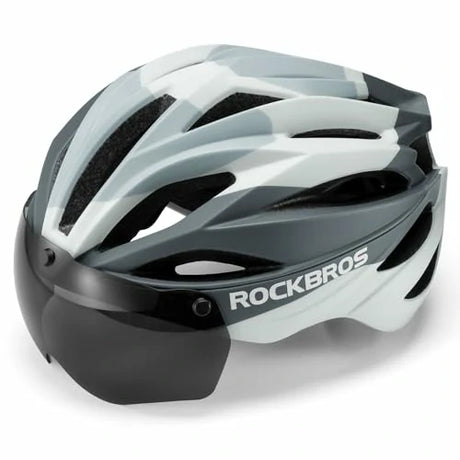 ROCKBROS Fahrradhelm Magnetischer Abnehmbarer MTB Helm mit Visier - ROCKBROS-EU