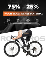 ROCKBROS Herren Fahrradhose – Lang & Gepolstert für Höchstkomfort!​