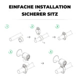 ROCKBROS Elektrische Fahrradklingel – 120dB & Smart Tracking