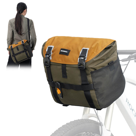 ROCKBROS Fahrradtasche Lenkertasche – 13,5–24 L Volumen