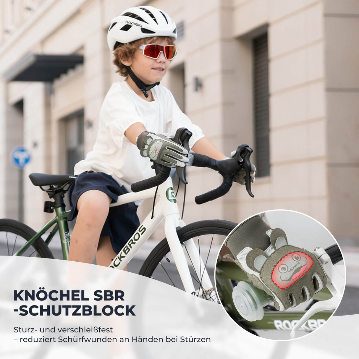 ROCKBROS Kinder Fahrradhandschuhe – Sicher & stylisch für kleine Abenteurer!​
