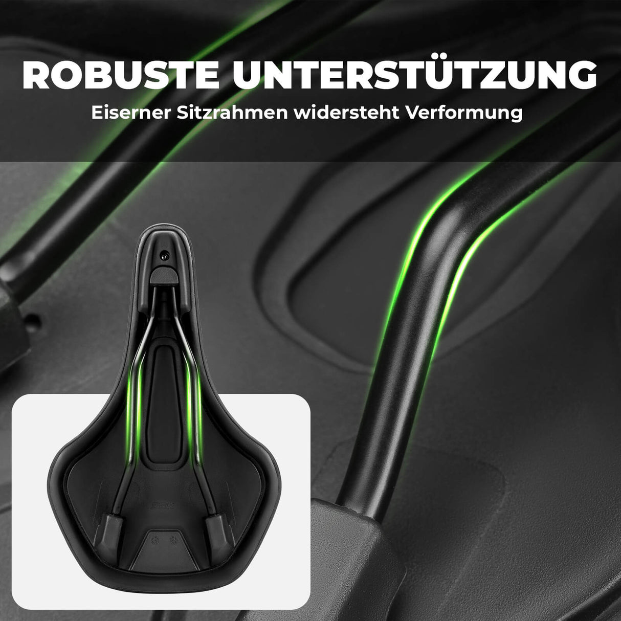 ROCKBROS Leichter Fahrradsattel mit Atmungsaktivität - Für MTB, Rennrad, Gravelbike - ROCKBROS-EU