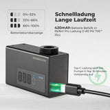 ROCKBROS MINI Elektrische Fahrradpumpe AS240 Pro – Tragbare Kraft für unterwegs!​