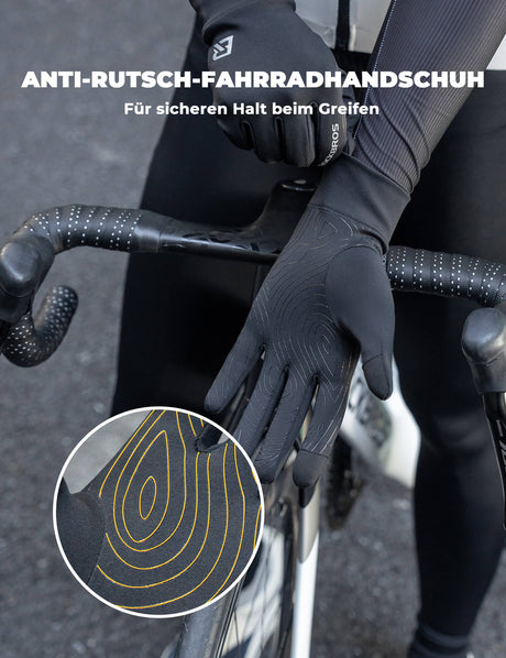ROCKBROS Winter-Fahrradhandschuhe – Warm, sicher & griffsicher!​