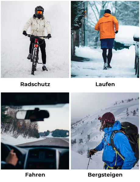 ROCKBROS Winter-Fahrradhandschuhe – Warm, sicher & griffsicher!​