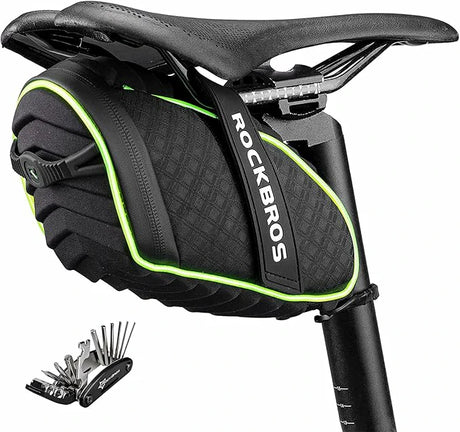 ROCKBROS Fahrrad Satteltaschen Werkzeugtasche mit Reflektorstreifen 1L - ROCKBROS-EU