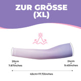 ROCKBROS Armlinge Arm Sleeve Sonnenschutz Kühles Gefühl Schnelltrocknend - Lila
