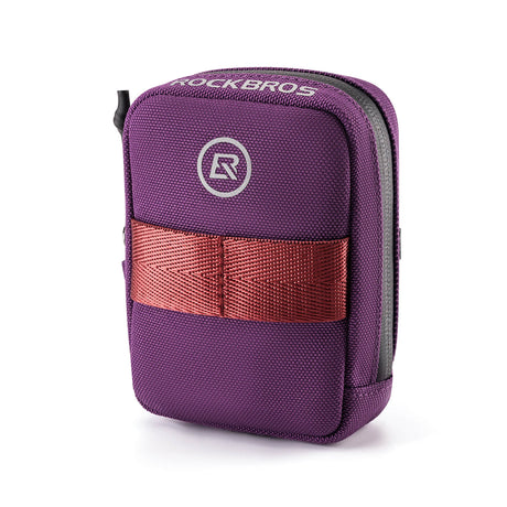 ROCKBROS Fahrrad Satteltasche Kompakte Aufbewahrungstasche Rennrad MTB-Violett