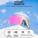 ROCKBROS Fahrradbrille UV400-Schutz verstellbar Nasenpad