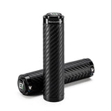 ROCKBROS Fahrradgriffe Kohlenstoffmuster Lenkergriffe Rutschfest 22,2mm-Gerader Rohrstil