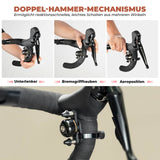 ROCKBROS Fahrradklingel mit Doppel-Klopfer 180° drehbar für Rennräder MTB Falträder