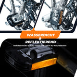ROCKBROS Fahrradpedale Faltbar Klapppedale 916 mit Anti-Rutsch Oberfläche &amp; Reflektoren