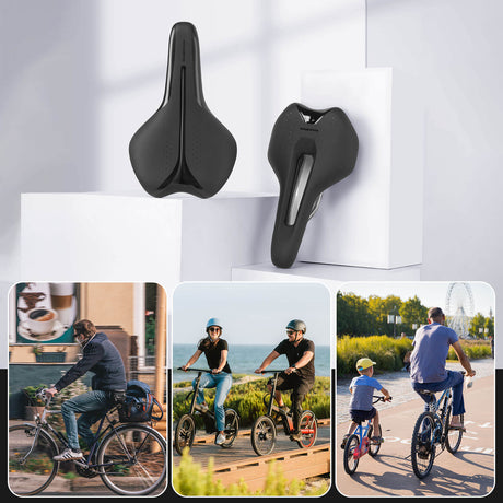 ROCKBROS Fahrradsattel Ergonomisch Wasserdicht Atmungsaktiv Damen