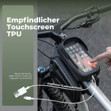 ROCKBROS Oberrohrtasche für Smartphone mit Lichtschutz und Seitentaschen