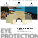 ROCKBROS Ultraleicht Fahrradbrille Selbsttönende Sonnenbrille mit UV400-Schutz - ROCKBROS-EU