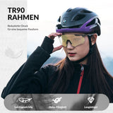 ROCKBROS Ultraleicht Fahrradbrille Selbsttönende Sonnenbrille mit UV400-Schutz - ROCKBROS-EU