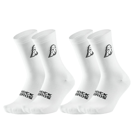 Rennrad‑Socken – Atmungsaktiv mit verstärkter Ferse, 2 Paar