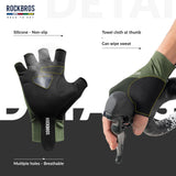 Road To Sky Fahrradhandschuhe – Fingerlose, Atmungsaktive & Reflektierende