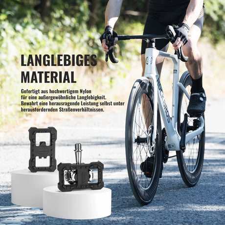 ROCKBROS SPD‑Pedaladapter – Kompatibel mit Shimano M‑Serie, rutschfeste Plattform