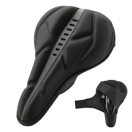 Sattelbezug für Fahrrad – Weicher Gel‑Überzug 26,5 × 18,5 cm