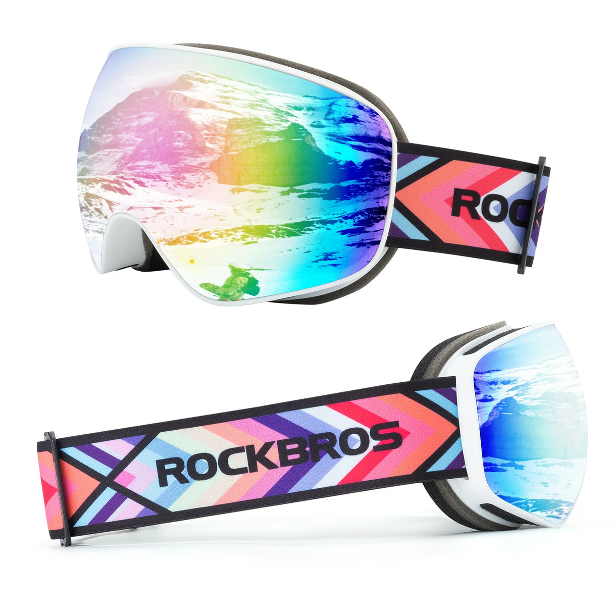 Skibrille für Brillenträger – UV-Schutz, Helmkompatibel & Anti-Fog
