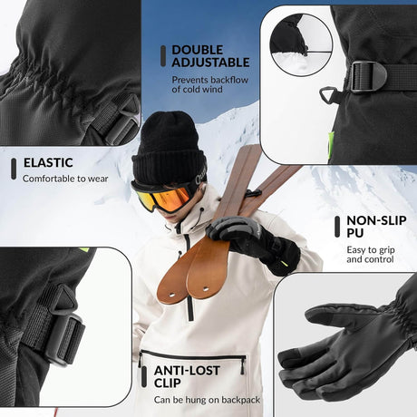 Qunature Skihandschuhe wasserdicht - ROCKBROS-EU