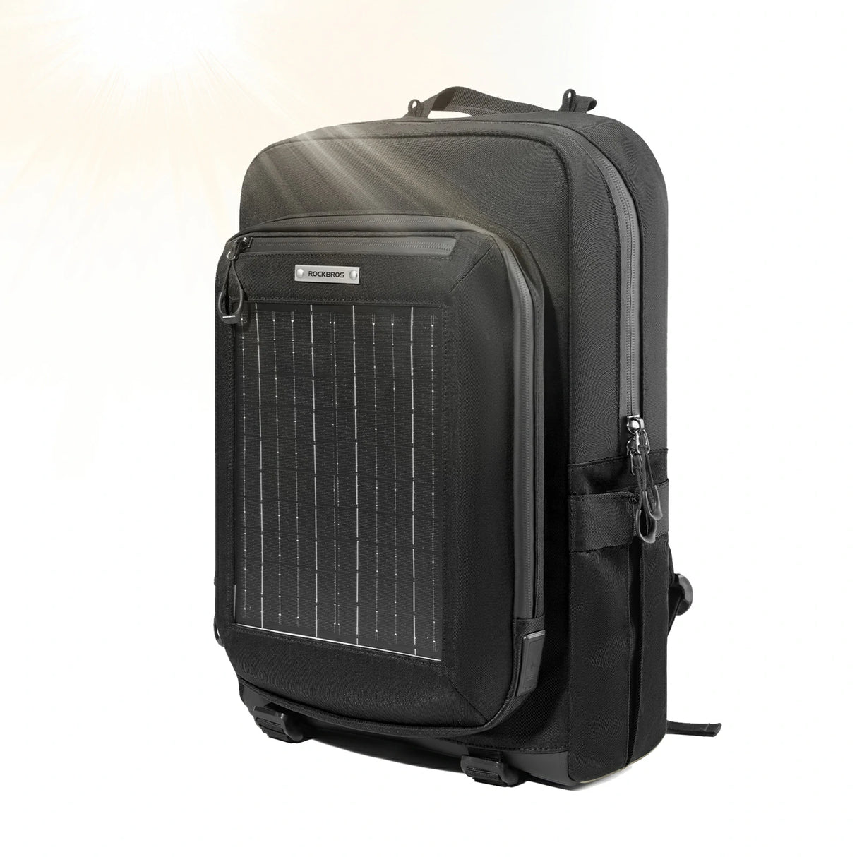 Solarrucksack Solar Rucksack 20L mit Flexiblem Abnehmbarem 10V 14W - ROCKBROS-EU
