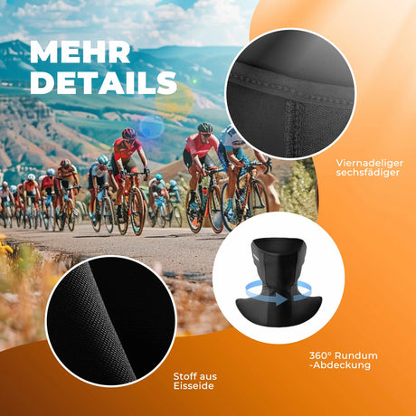 ROCKBROS Sommer‑Sturmhaube – Halbe Kühl‑Balaclava, atmungsaktiv & schnell trocknend