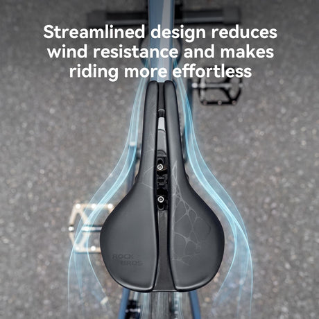 ROCKBROS Sport-Fahrradsattel mit ergonomischem Design und Cr-Mo-Gestell