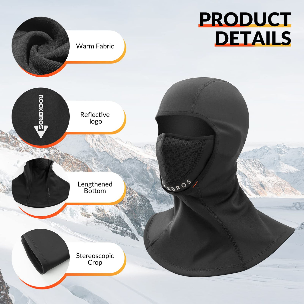 Sturmhaube Winter Balaclava – 54–63 cm