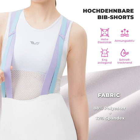 Entdecke die TRULY VITALITY Damen Bib-Shorts: Deine Lösung für ultimativen Komfort und Performance auf dem Rad.