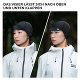 TVI Fahrradmütze Winter – Fleece‑Helmuntermütze mit Ohrenabdeckung